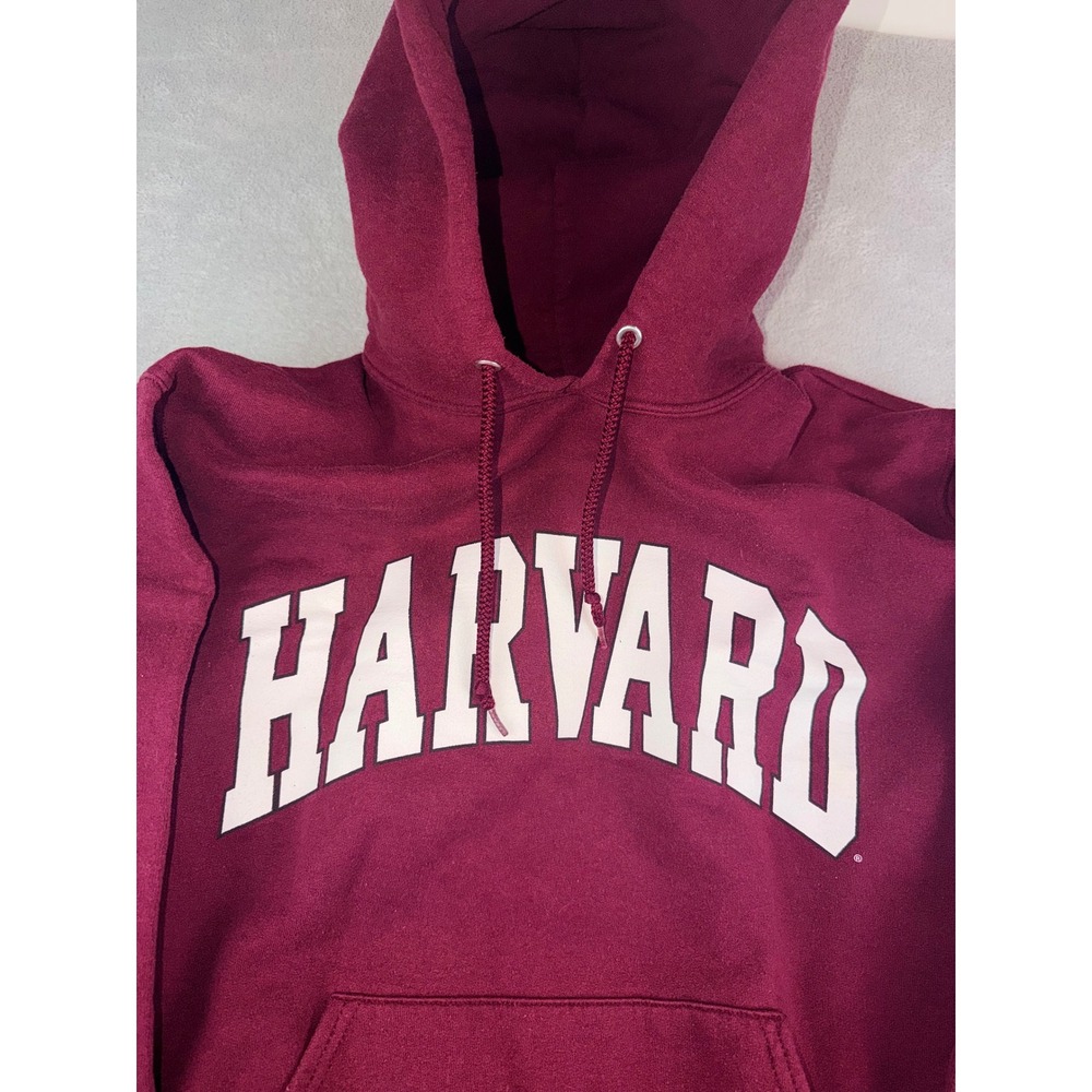 Jerzees NuBlend Harvard University Hoodie Maroon Burgundy Mens Medium Sweatshirt